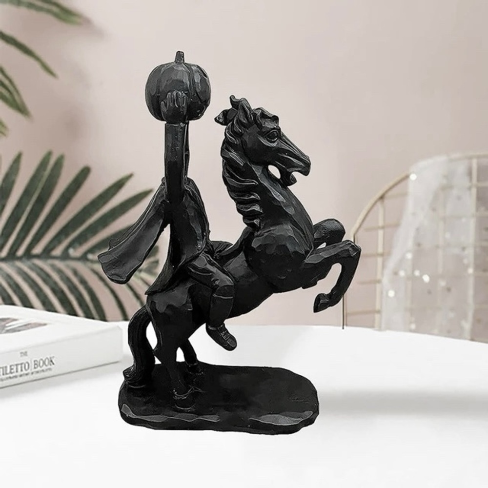NIB 8" Headless Horseman Sleepy Hollow Decorative Statue Figurine